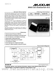 MAX155EVKIT datasheet pdf MAXIM - Dallas Semiconductor
