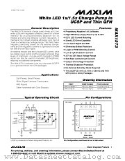 MAX1573 datasheet pdf MAXIM - Dallas Semiconductor