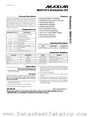 MAX1573EVKIT datasheet pdf MAXIM - Dallas Semiconductor