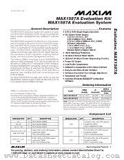MAX1587AEVSYS datasheet pdf MAXIM - Dallas Semiconductor