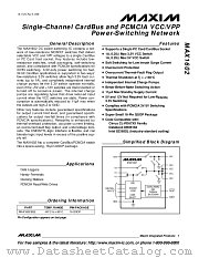 MAX1602 datasheet pdf MAXIM - Dallas Semiconductor