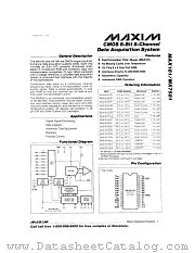 MX7581 datasheet pdf MAXIM - Dallas Semiconductor