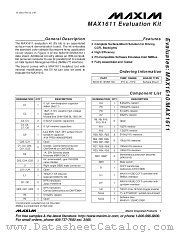 MAX1610EVKIT datasheet pdf MAXIM - Dallas Semiconductor