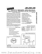 MAX1626 datasheet pdf MAXIM - Dallas Semiconductor