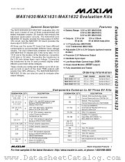 MAX1632EVKIT datasheet pdf MAXIM - Dallas Semiconductor
