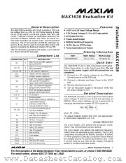 MAX1639EVKIT datasheet pdf MAXIM - Dallas Semiconductor