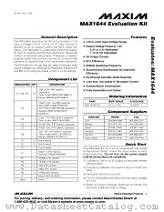 MAX1644EVKIT datasheet pdf MAXIM - Dallas Semiconductor