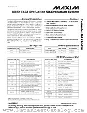 MAX1645AEVSYS datasheet pdf MAXIM - Dallas Semiconductor