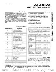 MAX1653EVKIT datasheet pdf MAXIM - Dallas Semiconductor