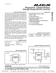 MAX1673 datasheet pdf MAXIM - Dallas Semiconductor