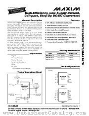 MAX1674 datasheet pdf MAXIM - Dallas Semiconductor