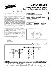 MAX1698 datasheet pdf MAXIM - Dallas Semiconductor