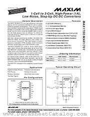 MAX1700 datasheet pdf MAXIM - Dallas Semiconductor