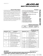 MAX1708EVKIT datasheet pdf MAXIM - Dallas Semiconductor