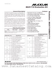 MAX1710EVKIT datasheet pdf MAXIM - Dallas Semiconductor