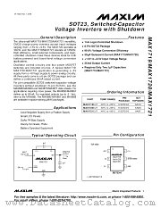 MAX1721 datasheet pdf MAXIM - Dallas Semiconductor