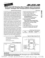 MAX1729 datasheet pdf MAXIM - Dallas Semiconductor