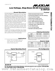 MAX1734 datasheet pdf MAXIM - Dallas Semiconductor