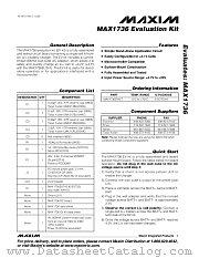 MAX1736EVKIT datasheet pdf MAXIM - Dallas Semiconductor