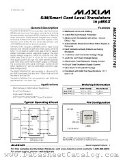 MAX1740 datasheet pdf MAXIM - Dallas Semiconductor