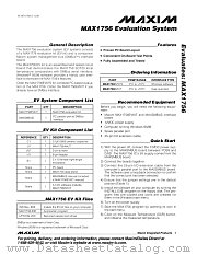 MAX1756EVSYS datasheet pdf MAXIM - Dallas Semiconductor