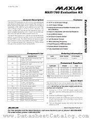 MAX1760EVKIT datasheet pdf MAXIM - Dallas Semiconductor