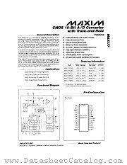 MAX177 datasheet pdf MAXIM - Dallas Semiconductor