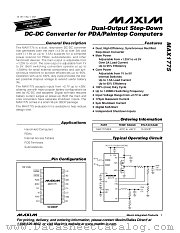 MAX1775 datasheet pdf MAXIM - Dallas Semiconductor
