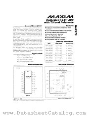 MAX178 datasheet pdf MAXIM - Dallas Semiconductor