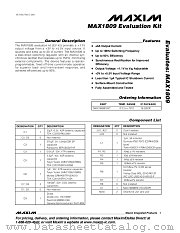 MAX1809EVKIT datasheet pdf MAXIM - Dallas Semiconductor