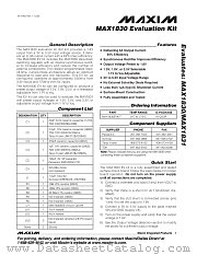MAX1830EVKIT datasheet pdf MAXIM - Dallas Semiconductor