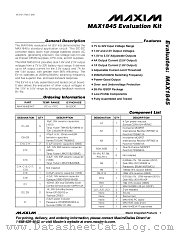 MAX1845EVKIT datasheet pdf MAXIM - Dallas Semiconductor