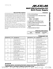 MAX1856EVKIT datasheet pdf MAXIM - Dallas Semiconductor