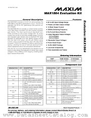 MAX1864EVKIT datasheet pdf MAXIM - Dallas Semiconductor