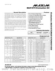 MAX1875EVKIT datasheet pdf MAXIM - Dallas Semiconductor