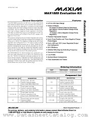 MAX1889EVKIT datasheet pdf MAXIM - Dallas Semiconductor