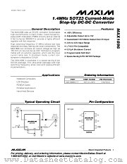 MAX1896 datasheet pdf MAXIM - Dallas Semiconductor
