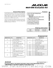 MAX1896EVKIT datasheet pdf MAXIM - Dallas Semiconductor