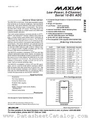 MAX192 datasheet pdf MAXIM - Dallas Semiconductor