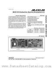 MAX195EVKIT datasheet pdf MAXIM - Dallas Semiconductor