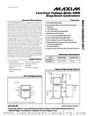 MAX1966 datasheet pdf MAXIM - Dallas Semiconductor
