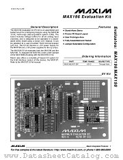 MAX196EVKIT datasheet pdf MAXIM - Dallas Semiconductor