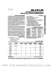 MAX203 datasheet pdf MAXIM - Dallas Semiconductor
