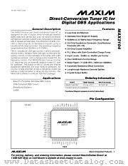MAX2104 datasheet pdf MAXIM - Dallas Semiconductor