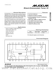 MAX2108 datasheet pdf MAXIM - Dallas Semiconductor