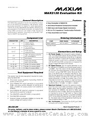 MAX2130EVKIT datasheet pdf MAXIM - Dallas Semiconductor