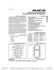 MAX218 datasheet pdf MAXIM - Dallas Semiconductor