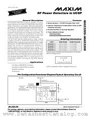 MAX2206 datasheet pdf MAXIM - Dallas Semiconductor
