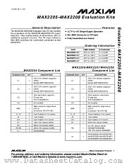 MAX2206EVKIT datasheet pdf MAXIM - Dallas Semiconductor