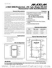 MAX221E datasheet pdf MAXIM - Dallas Semiconductor